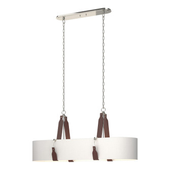 Saratoga Four Light Pendant in Polished Nickel (39|134070SKTSTND24LBSF4608)
