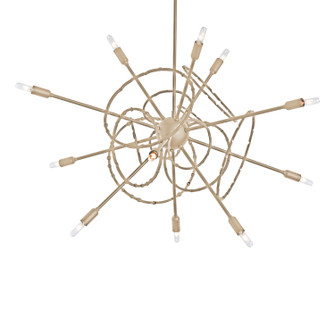 Olympus Olympus 12-Light Starburst Pendant in Soft Gold (39|131604SKTMULT84)