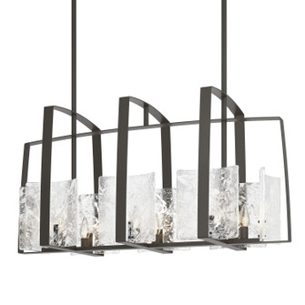 Arc Eight Light Linear Pendant in Dark Smoke (39|131311SKTMULT07YR0699)