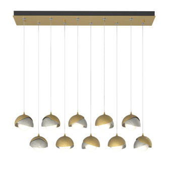 Brooklyn LED Pendant in Modern Brass (39|131205SKTSTND8685GG0711)