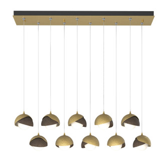 Brooklyn LED Pendant in Modern Brass (39|131205SKTSTND8605GG0711)