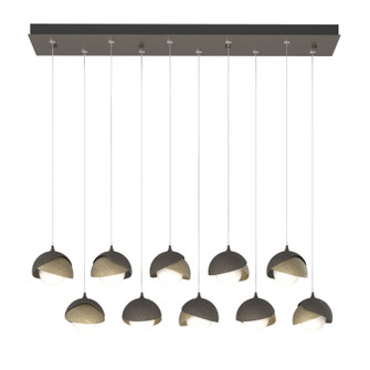 Brooklyn LED Pendant in Dark Smoke (39|131205SKTSTND0784GG0711)