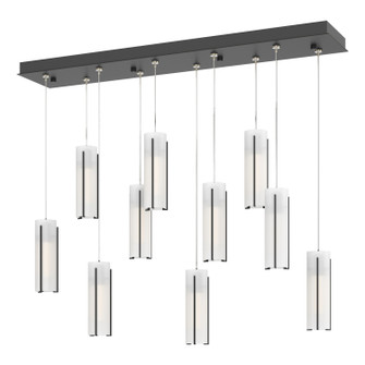Exos Glass Exos Glass 10-Light Pendant in Black (39|131204SKTSTND10GG0065)
