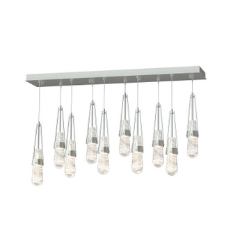 Link Link 10-Light Blown Glass Pendant in Vintage Platinum (39|131200SKTSTND82YJ0434)
