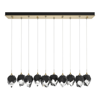 Chrysalis Chrysalis 10-Light Small Crystal Pendant in Modern Brass (39|131143SKTSTND86BP0754)