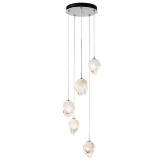 Chrysalis Chrysalis 5-Light Small Crystal Pendant in White (39|131137SKTLONG02WP0754)