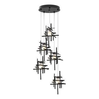 Tura LED Pendant in Dark Smoke (39|131128SKTLONG07YC0305)