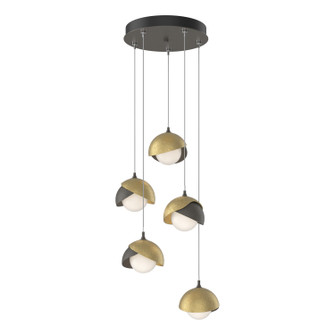 Brooklyn LED Pendant in Dark Smoke (39|131125SKTSTND0786GG0711)