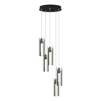 Exos Glass Exos Glass 5-Light Pendant in Black (39|131124SKTSTND10ZM0065)