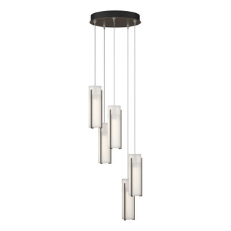 Exos Glass Exos Glass 5-Light Pendant in Bronze (39|131124SKTSTND05GG0065)
