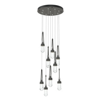 Link Link 9-Light Clear Glass Pendant in Natural Iron (39|131108SKTSTND20ZM0434)