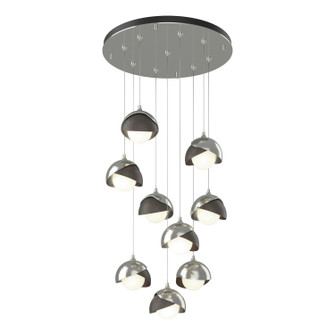 Brooklyn Brooklyn 9-Light Double Shade Pendant in Sterling (39|131105SKTSTND8507GG0711)