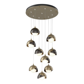 Brooklyn Brooklyn 9-Light Double Shade Pendant in Soft Gold (39|131105SKTSTND8414GG0711)