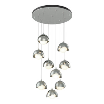 Brooklyn Brooklyn 9-Light Double Shade Pendant in Vintage Platinum (39|131105SKTSTND8285GG0711)