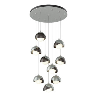 Brooklyn Brooklyn 9-Light Double Shade Pendant in Vintage Platinum (39|131105SKTSTND8214GG0711)