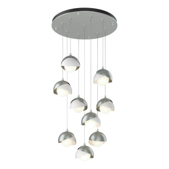 Brooklyn Brooklyn 9-Light Double Shade Pendant in Vintage Platinum (39|131105SKTSTND8202GG0711)
