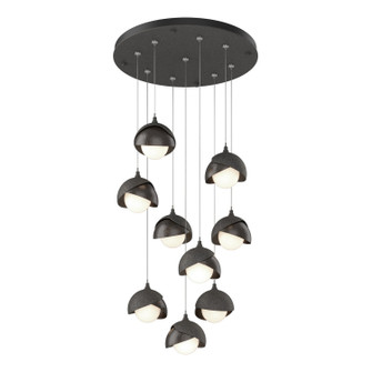Brooklyn Brooklyn 9-Light Double Shade Pendant in Natural Iron (39|131105SKTSTND2014GG0711)