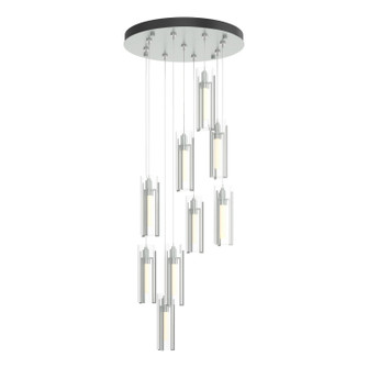 Exos Glass Exos Glass 9-Light Pendant in Vintage Platinum (39|131104SKTSTND82ZM0065)