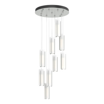 Exos Glass Exos Glass 9-Light Pendant in Vintage Platinum (39|131104SKTSTND82GG0065)