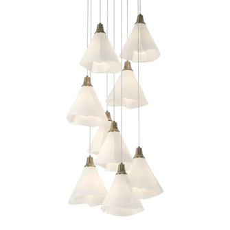 Mobius Mobius 9-Light Pendant in Soft Gold (39|131102SKTLONG84SH1987)