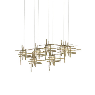 Tura Tura 7-Light Seeded Glass Pendant in Soft Gold (39|131095SKTLONG84II0728)