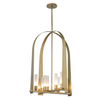 Triomphe Eight Light Pendant in Modern Brass (39|131071SKTMULT86FD0611)