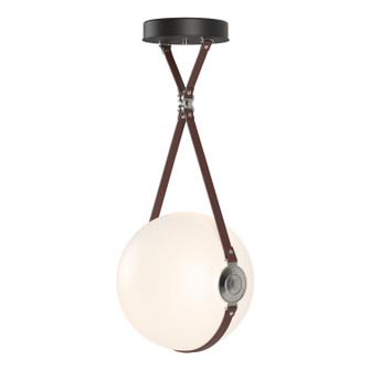 Derby LED Pendant in Black (39|131042LEDSTND1024LBNLGG0680)
