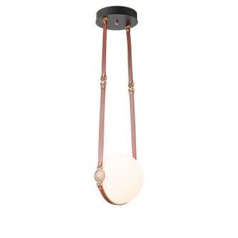 Derby LED Pendant in Black (39|131040LEDSTND1027LBHFGG0670)