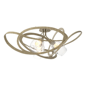 Nest Three Light Semi-Flush Mount in Soft Gold (39|128720SKT84ZM0621)
