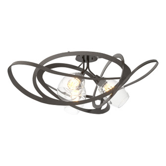 Nest Three Light Semi Flush Mount in Oil Rubbed Bronze (39|128720SKT14ZM0621)