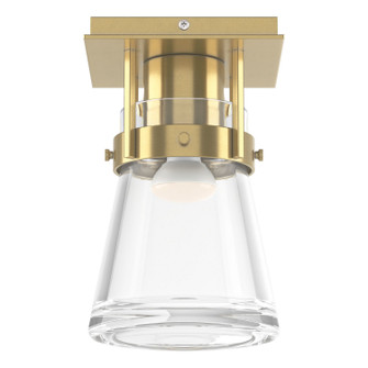 Erlenmeyer One Light Semi-Flush Mount in Modern Brass (39|128705SKT86ZM0467)