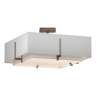 Exos Exos Square Double Shade Semi-Flush in Soft Gold (39|126510SKT84SF1605SF2012)