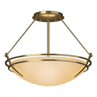 Tryne Two Light Semi-Flush Mount in Modern Brass (39|124422SKT86SS0047)