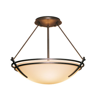 Tryne Two Light Semi-Flush Mount in Modern Brass (39|124422SKT86SS0047)