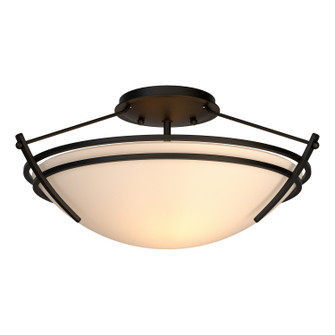 Tryne Two Light Semi-Flush Mount in Black (39|124412SKT10GG0047)