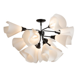 Mobius LED Semi-Flush Mount in Black (39|124362SKT10SH1987)