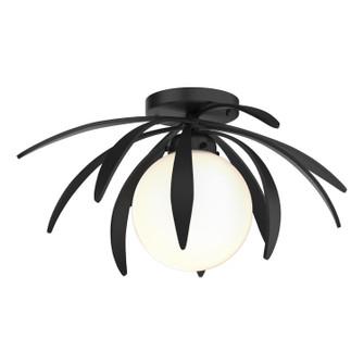 Dahlia One Light Semi-Flush Mount in Black (39|124350SKT10GG0631)