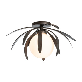 Dahlia One Light Semi-Flush Mount in Dark Smoke (39|124350SKT07GG0631)