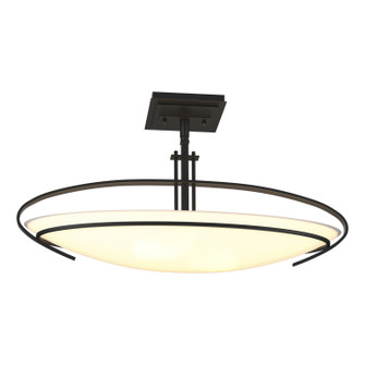 Mackintosh Two Light Semi-Flush Mount in Black (39|124341SKT10GG0089)