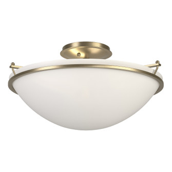 Simple Lines Plain Large Semi-Flush in Soft Gold (39|124304SKT84GG0053)