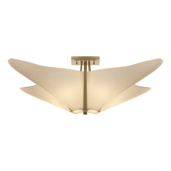 Kirigami Four Light Semi-Flush Mount in Modern Brass (39|123305SKT86SH1995)