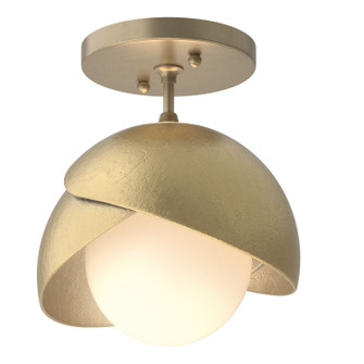 Brooklyn One Light Semi-Flush Mount in Soft Gold (39|121377SKT8486GG0711)