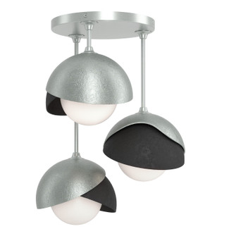 Brooklyn Three Light Semi-Flush Mount in Vintage Platinum (39|121374SKT8210GG0711)