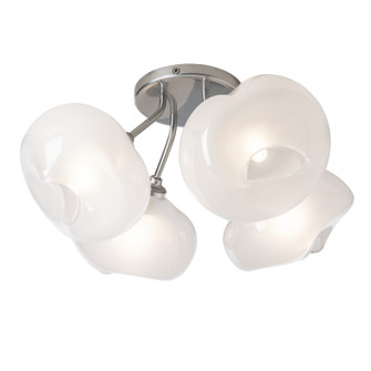 Ume Four Light Semi-Flush Mount in Sterling (39|121370SKT85FD0710)