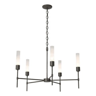 Vela Five Light Chandelier in Dark Smoke (39|105045SKT07FD0611)