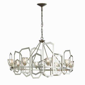 Gatsby Eight Light Chandelier in Modern Brass (39|105020SKT86CR)