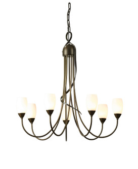 Flora Seven Light Chandelier in Ink (39|103049SKT89GG0444)