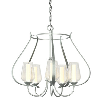 Flora Flora 5 Arm Chandelier in Vintage Platinum (39|103045SKT82ZS0354)