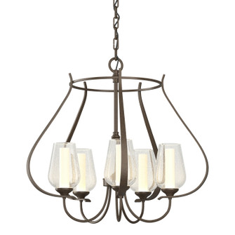 Flora Five Light Chandelier in Bronze (39|103045SKT05ZS0354)