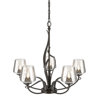Flora Five Light Chandelier in Oil Rubbed Bronze (39|103040SKT14ZM0236)